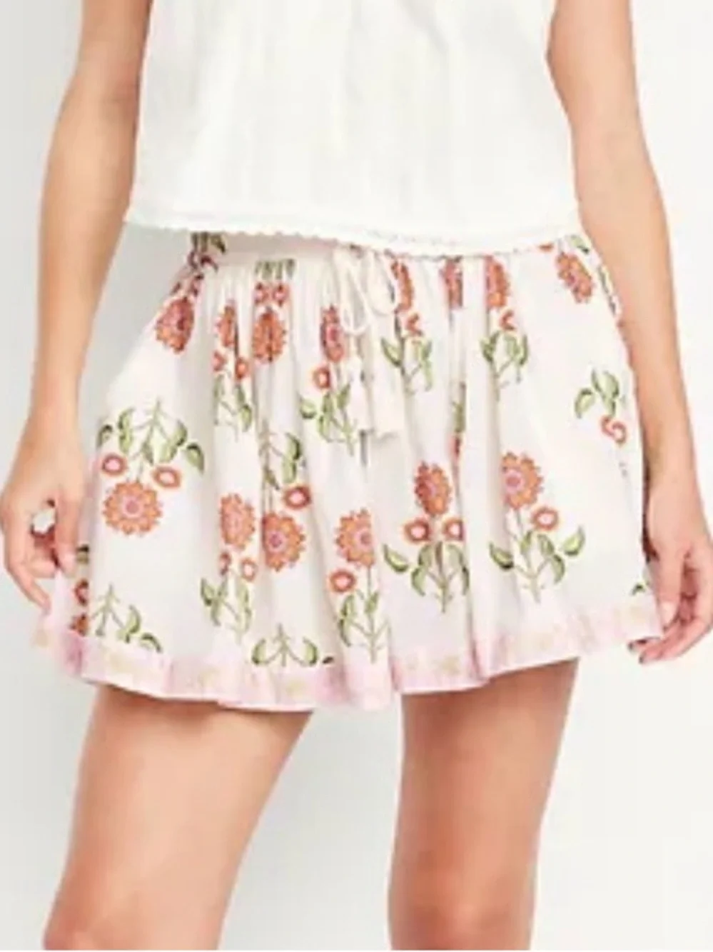 Old Navy High Waisted Floral Shorts